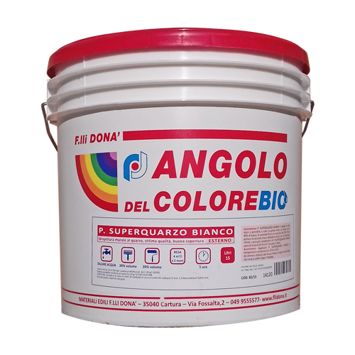 Colore Bio Pittura Superquarzo Bianco